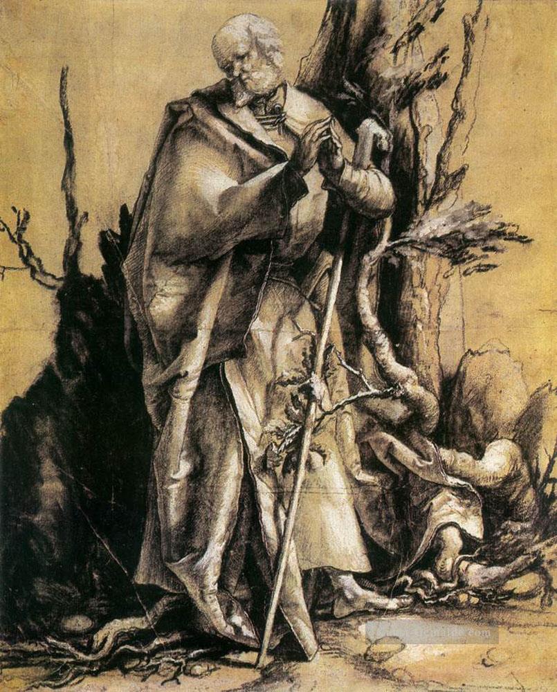 St John im Wald Renaissance Matthias Grunewald Ölgemälde